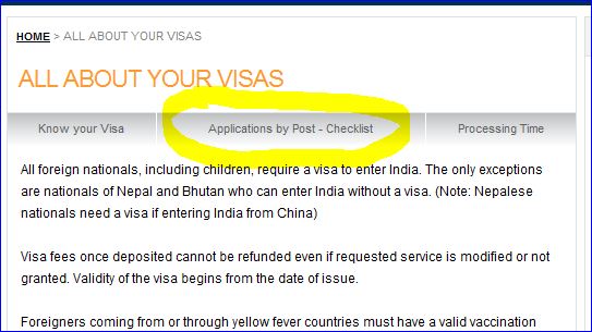 Tourist Visa Checklist