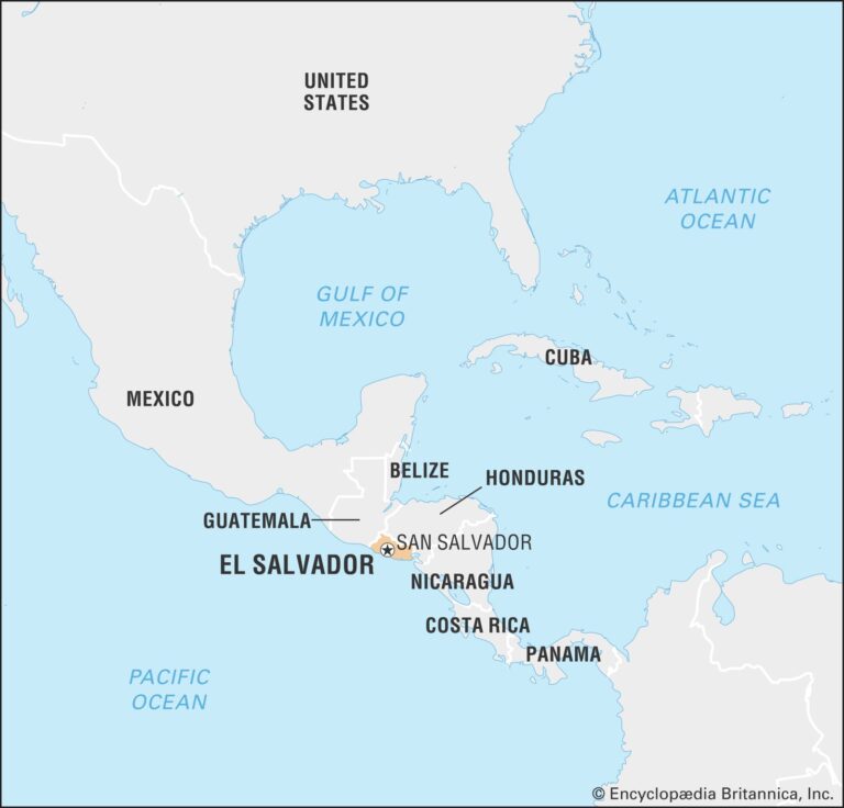 El Salvador Neighbouring Countries and Geography