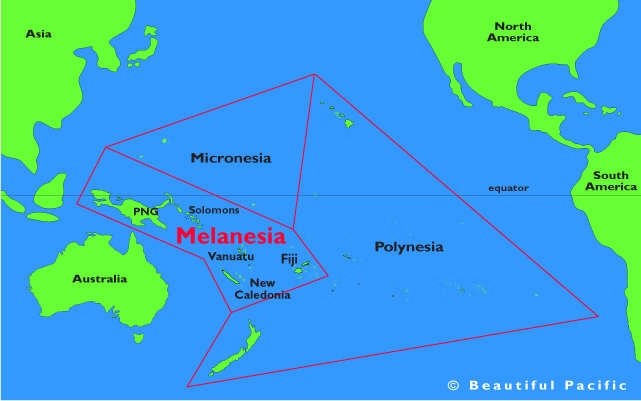 Fiji Neighbouring Countries and Pacific Islands