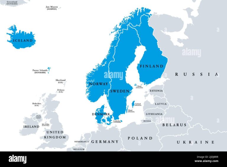 Finland Neighbouring Countries and Nordic Borders