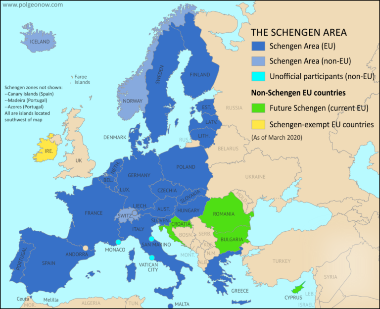 Germany Neighbouring Countries and European Borders