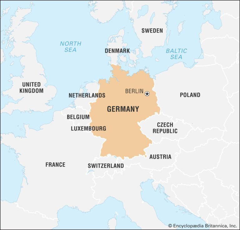 Germany Neighbouring Countries and European Borders