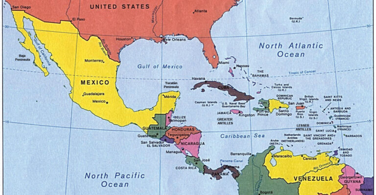 Guatemala Neighbouring Countries and Central America