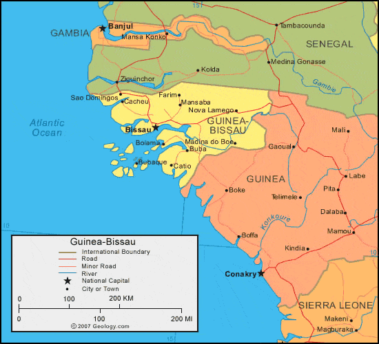 Guinea-Bissau Neighbouring Countries Overview