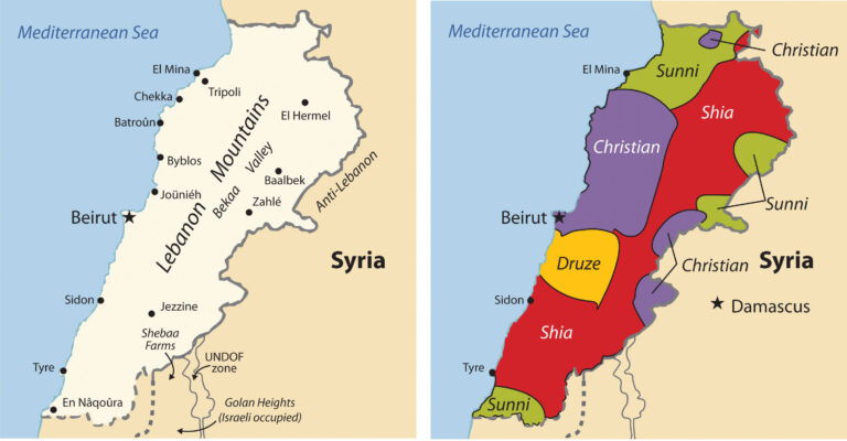 Israel Neighbouring Countries and Middle Eastern Borders