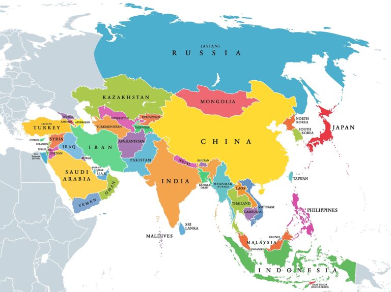 Kazakhstan Neighbouring Countries and Central Asia