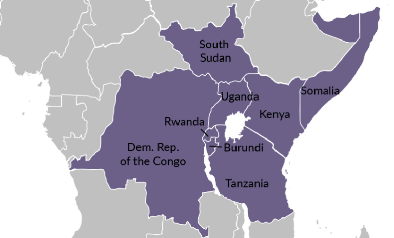 Kenya Neighbouring Countries and East African Borders