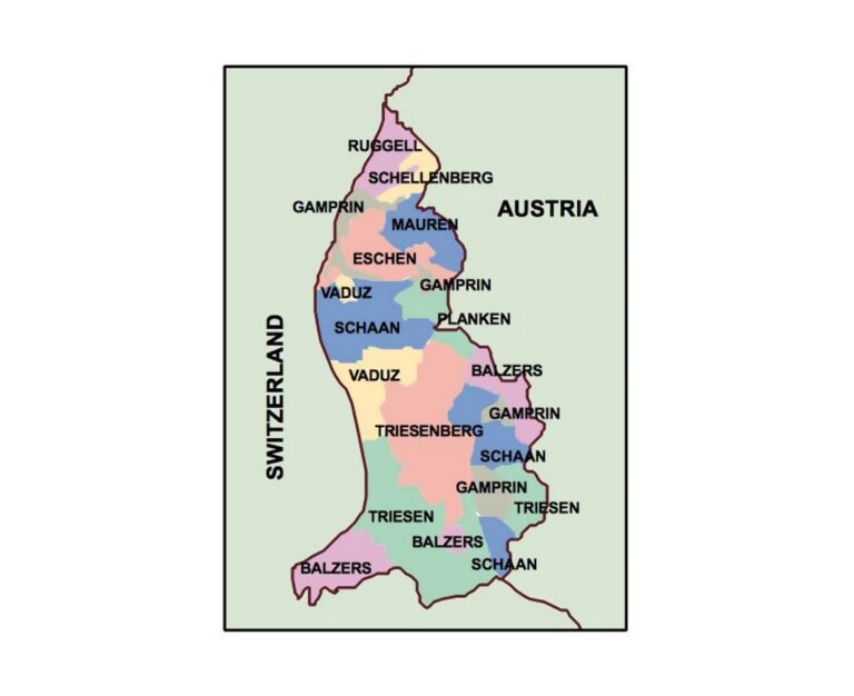 Liechtenstein Neighbouring Countries and European Neighbors