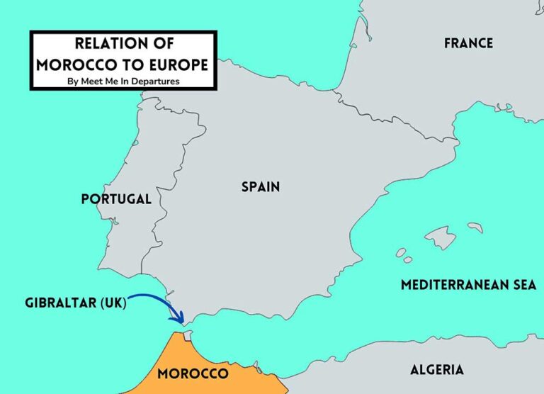 Morocco Neighbouring Countries and North African Neighbors