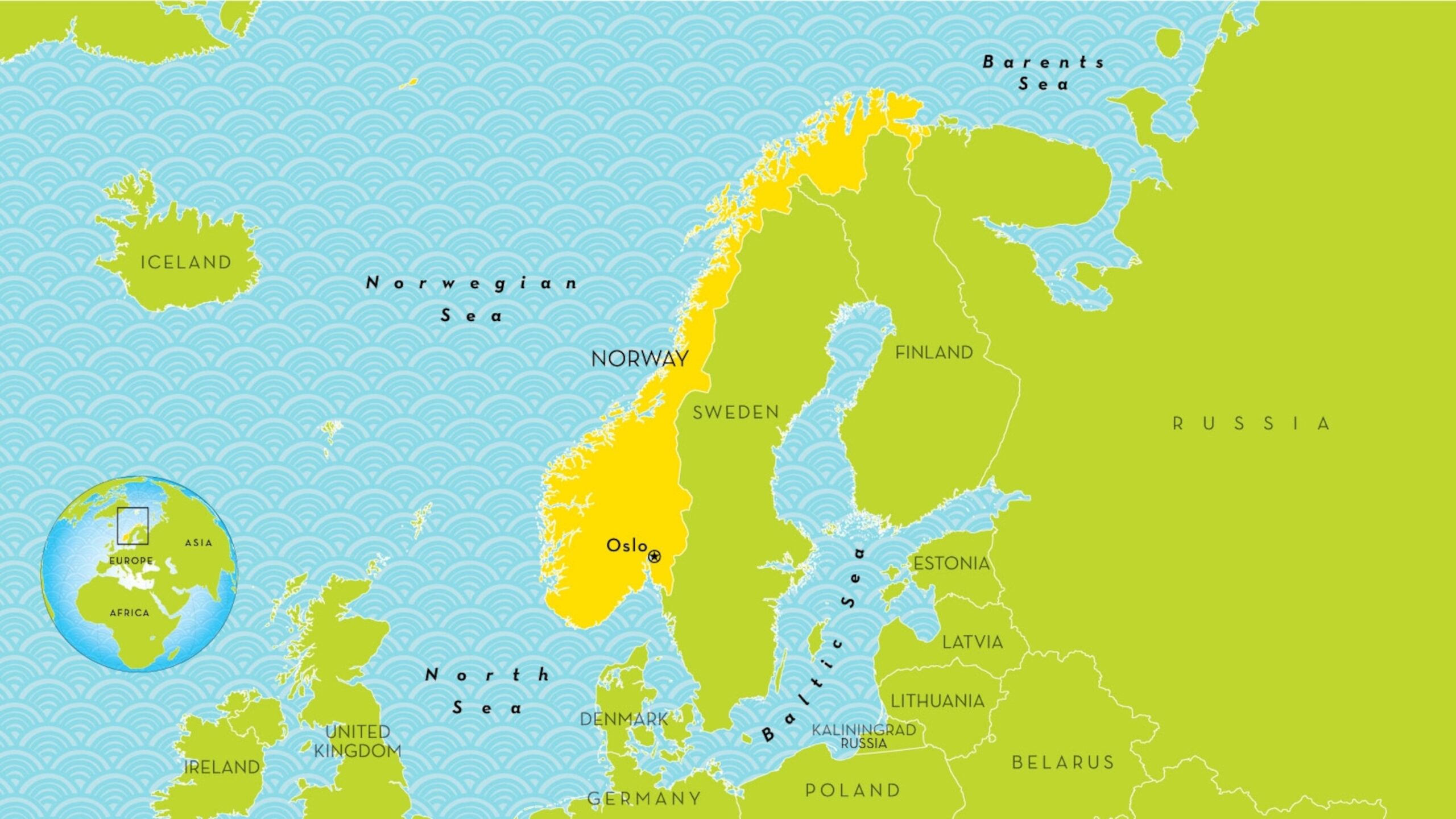 Norway Neighbouring Countries and Nordic Region