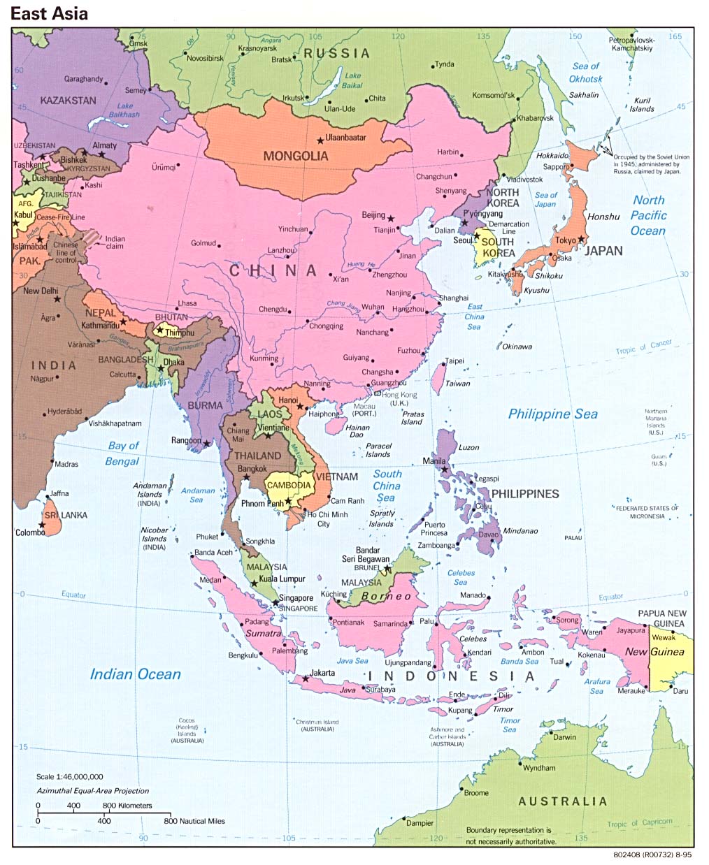 Philippines Neighbouring Countries and Southeast Asian Map