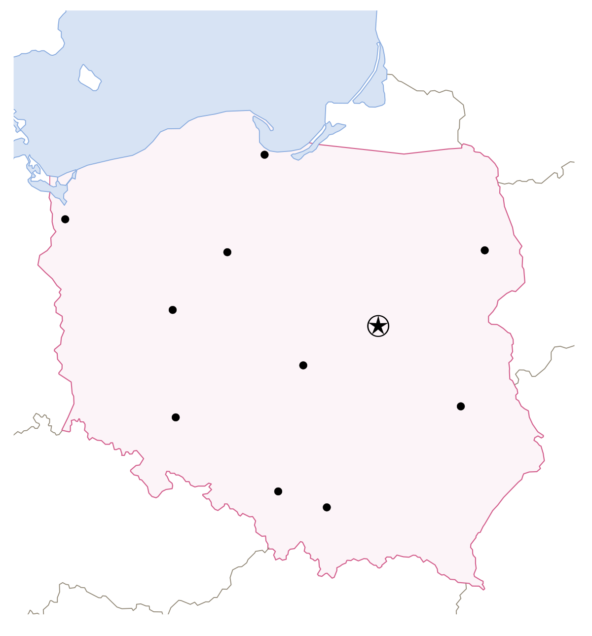 Poland Neighbouring Countries and European Borders