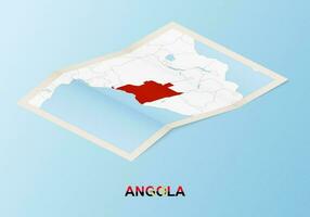 Angola Neighbouring Countries on the Map