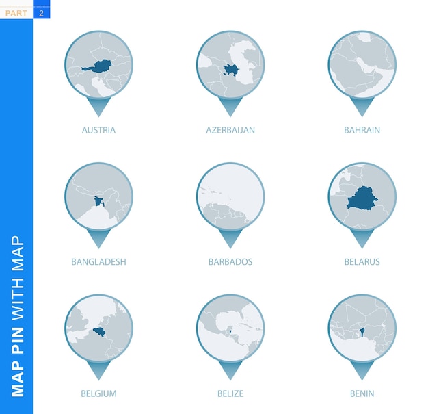 Bahrain Neighbouring Countries on the Map