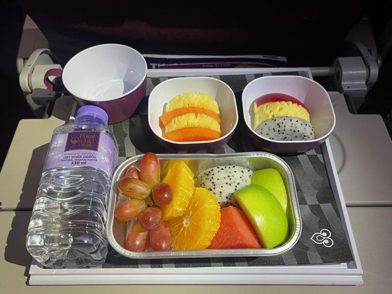 Bangkok Airways Meal Options for Comfort