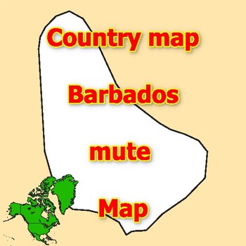 Barbados Neighbouring Countries on the Map