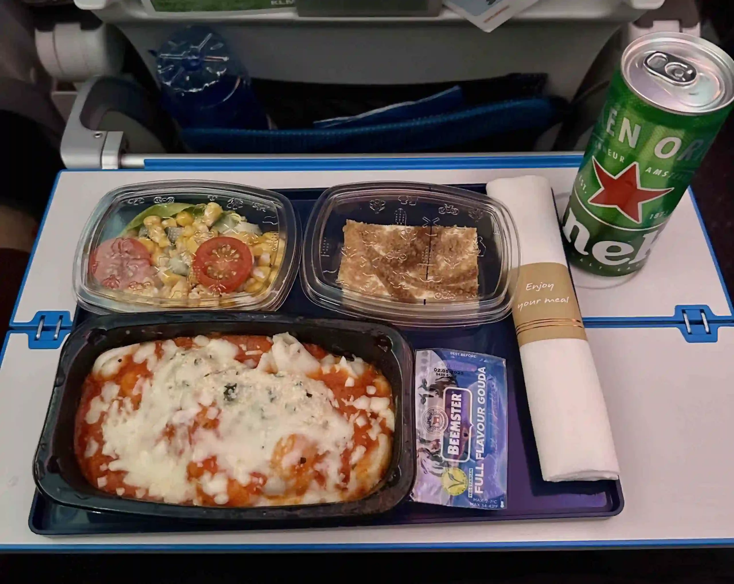 KLM Royal Dutch Airlines Meal Options