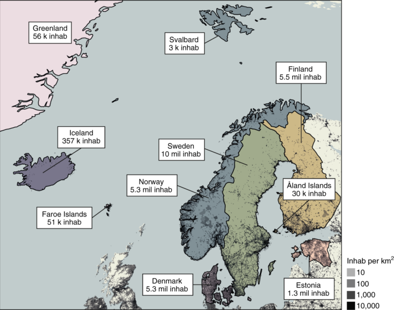 Norway Neighbouring Countries and Nordic Region