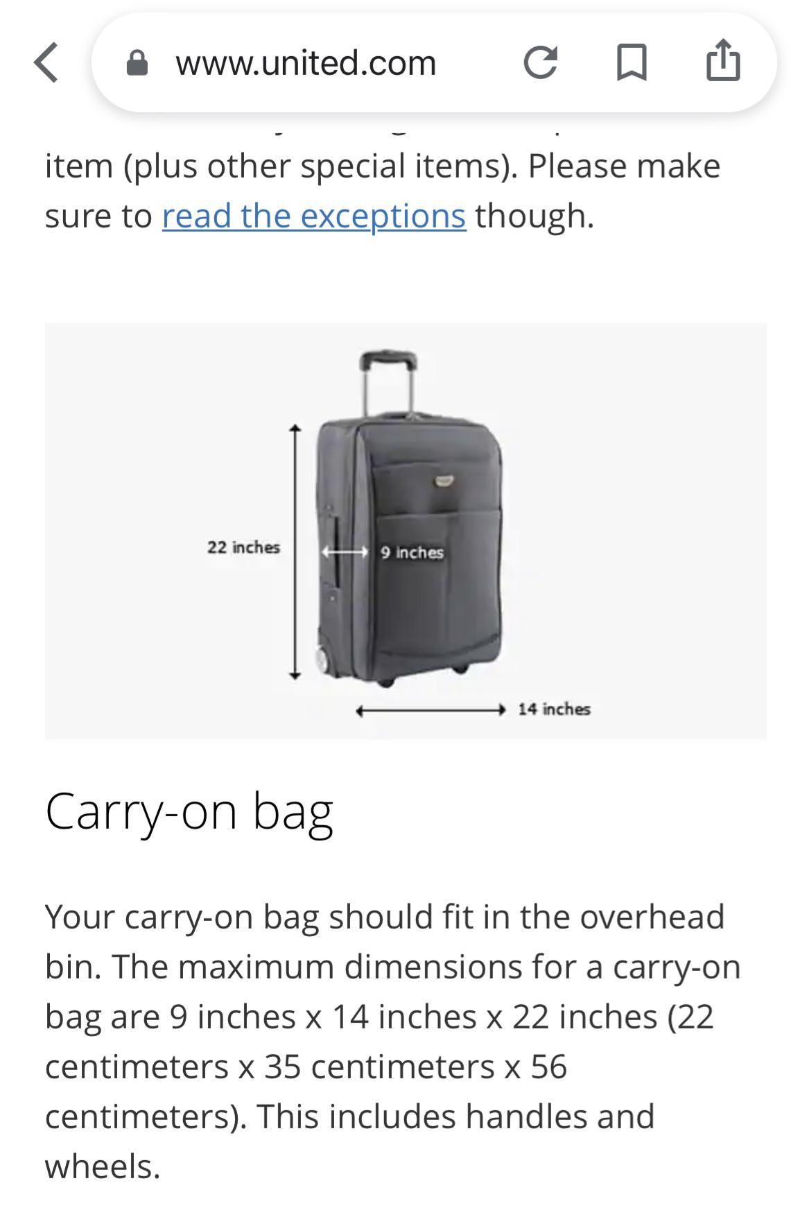 United Airlines Baggage Fees & Weight Guidelines